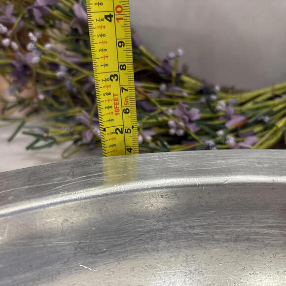 Vintage U.S.N. Aluminum Serving Platter, Enlisted Serving Platter WWII US Navy - Picture 10 of 10